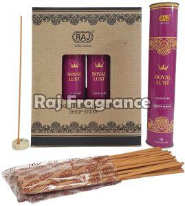 Wood Royal Lust Bambooless Dhoop Sticks, Brand Name : Raj 8 Inch