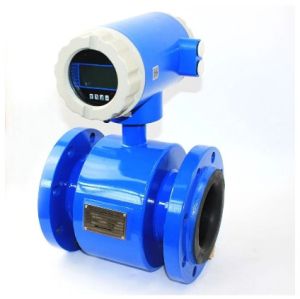 Polished Stainless Steel Digital Electromagnetic Water Flow Meter