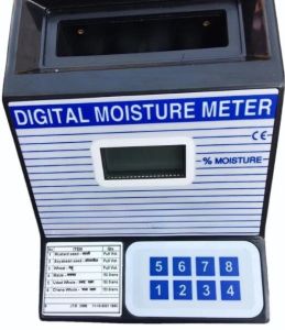 Automatic Plastic Grain Moisture Meter, Color : Grey