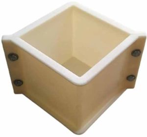 VT435 Plastic Cube Mould, Color : Off White 100 Mm