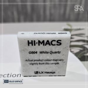 G004 White Quartz Himacs Solid Surface