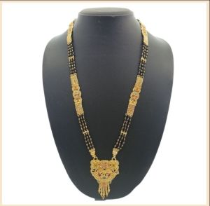 Golden Peacock Crest Festivity Mangalsutra