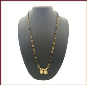 Golden Twin Floral Dailywear Mangalsutra