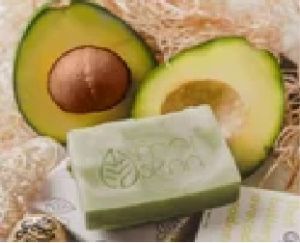 Glycerin Avocado Soap Bar, Color : Green