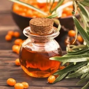 Common Sea Buckthorn Oil, Color : Brown, Form : Liquid