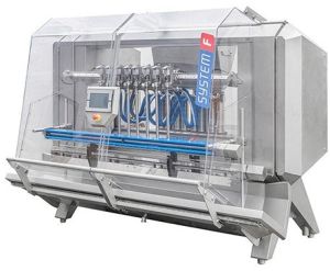 Fully Automatic Inline Liquid Filling Machine F-1800