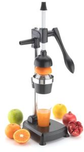Aluminum Casting Juicer Black, Power Source : Manual
