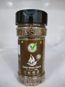 Brown Organic Cumin Seeds, Packaging Type : Plastic Bottle