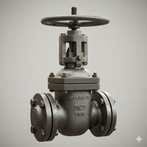 Cast Steel Gate Valve, Brand Name : Fluiremax