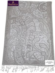 Silk Gold Kani Stoles, Color : Silver, Gender : Female