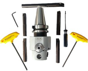 Micro Boring Head 16-150 Mm with BT40 Shank and Set OF Indexable Tools