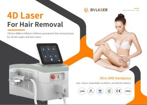 bv laser 4d four wavelength diode laser hair removal machine