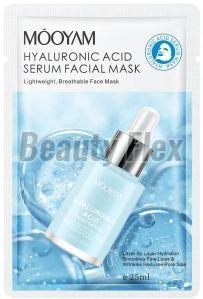 MOOYAM Hyaluronic Acid Serum Facial Mask | Deep Hydration & Anti-Aging Face Sheet Mask