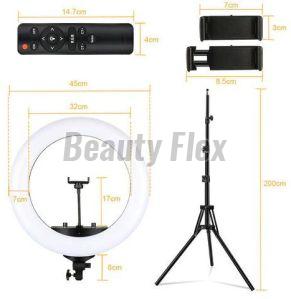 Round Welocity Professional  Selfie Tripod Stand With Phone Holder
