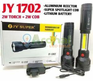Jy Super 1702 1800mah Rechargeable Battery Plastic Torch
