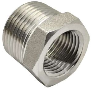 NPT SS316 Pipe Bushing Reducer, Color : Grey Standard