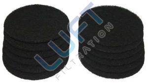 Non Woven Activated Carbon Round Filter Pad