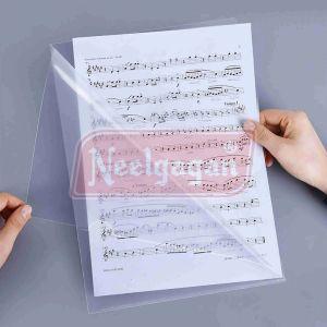 Neelgagan Plastic Transparent L Folder File Standard A4 Size