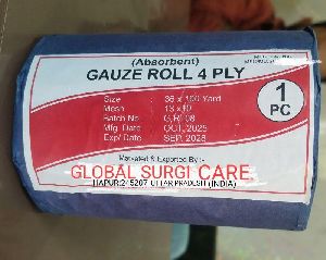 High Absorbency Bleached Absorbent Gauze Roll