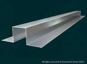 Polished Steel Top Hat Section, Color : Grey