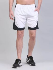 Mens Lycra White Shorts