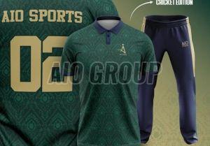 Mens Green Sportswear T-shirt And  Bottom Set