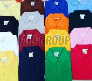 Mens Plain Collar T Shirt Xl Casual Wear