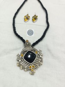 Silver Replica Pendent Set