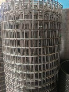 Polished Stainless Steel Wire Mesh, Color : Grey, Silver