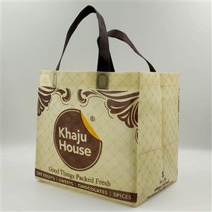 Paper 14x14inch Printed Restaurant Carry Bag, Technics : Machine Made