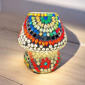 Mosaic Glass Table Lamp