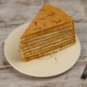 Hive Saffron Cake