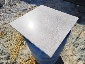 Polished Satin Finish KURNOOL GREY LIMESTONE 2x2feet, Form : Solid