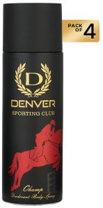 200ml Pack of 4 Denver Champ Deodorant