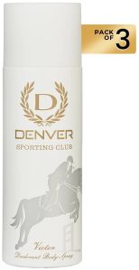 Denver Victor Deodorants 200ml Pack of 3