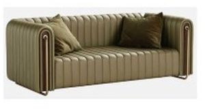 Plain Meridian Sofa, Color : Green for Office