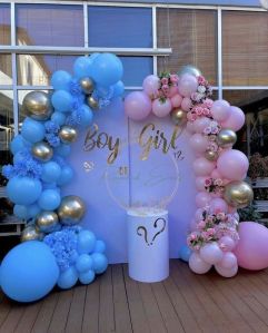 Decoration On Baby Shower With Frame