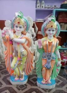 Radha Krishna Marble  Statue