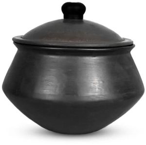 Black Clay Cooking Handi