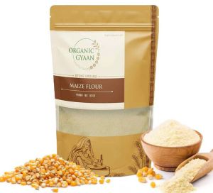 Maize (Makka) Atta, Color : White Yellow