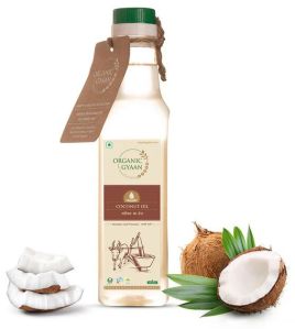 Wooden Cold Pressed Coconut Oil