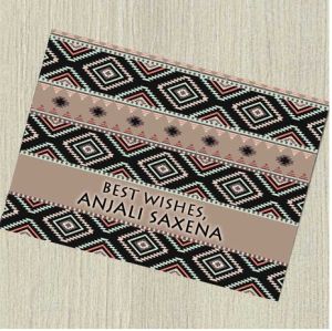 Black Aztec Gift Notecards