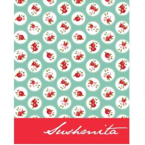 Green Floral Hardbound Notebook