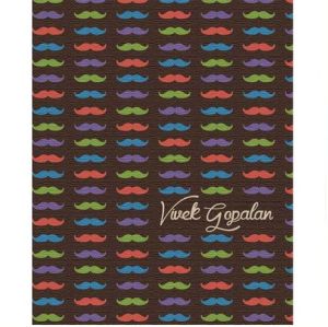 Moustache Hardbound Notebook