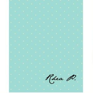 Pastel Blue Hardbound Notebook