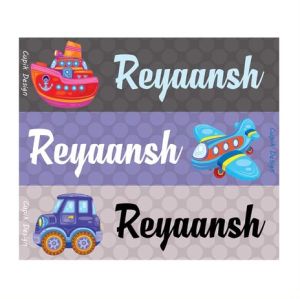 Transport 1 Waterproof Stickers - Rectangula