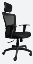 High Back Office Chair, Color : Black