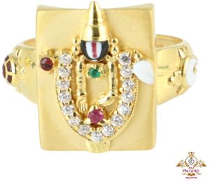 22 Kt Balaji Mens Gold Rings Fr008