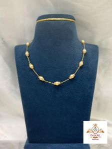 22 Kt Light Weight Gold Necklace Lwj106