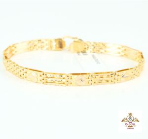 22 Kt Mens Gold Bracelet Br007